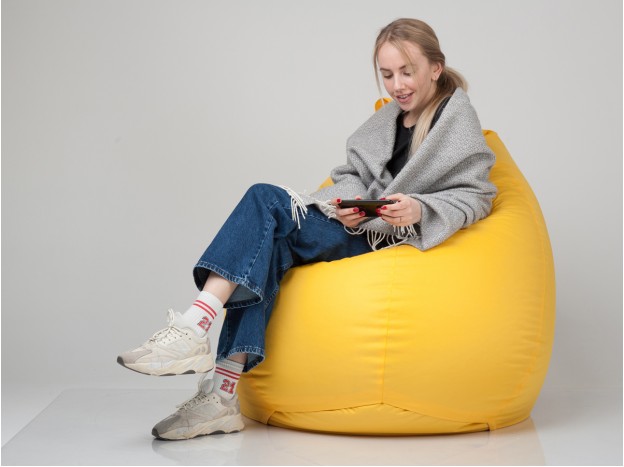 Крісло-груша "Гігант" - Oxford Жовтий