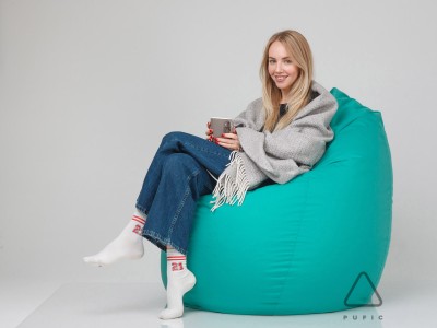 Крісло-груша "Гігант" - Oxford М'ятний