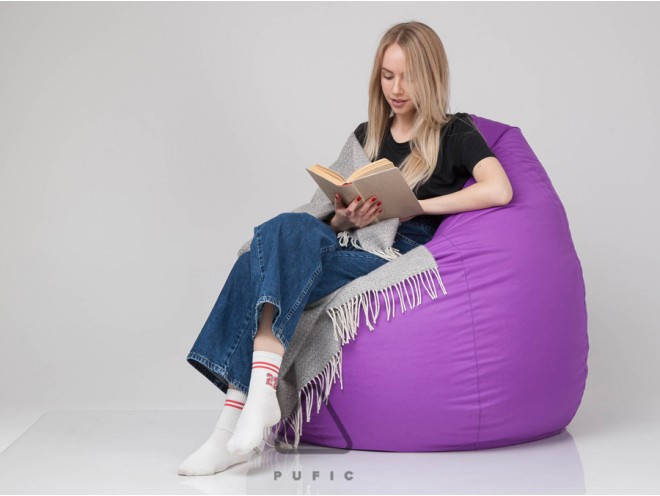 Крісло-груша "Гігант" - Oxford Фіолетовий тканина Oxford Фіолетовий - Pufic.com.ua - фото 1