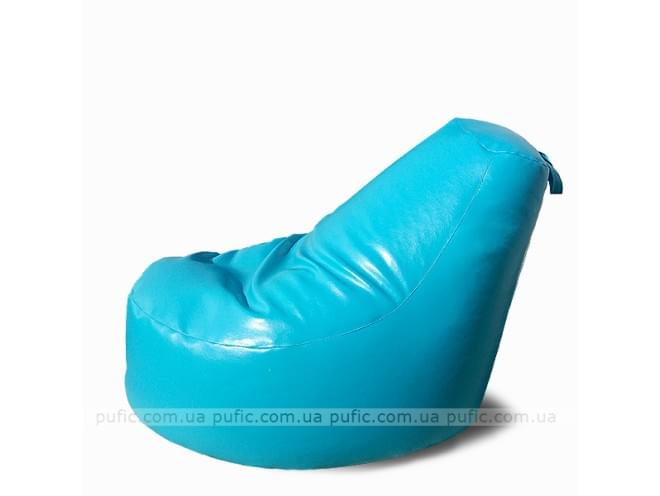 Кресло-мешок "Ибица" ткань Rainbow Lazer Blue - Pufic.com.ua - фото 7