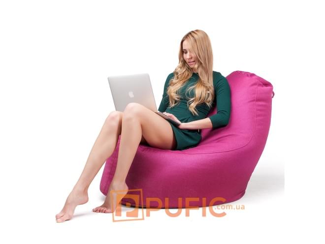 Крісло-мішок "Ібіца" тканина Queens Rose - Pufic.com.ua - фото 2