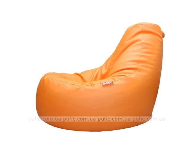 Крісло-мішок "Ібіца" тканина Zeus Orange - Pufic.com.ua - фото 3