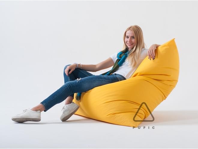 Кресло-подушка L ткань Oxford желтый - Pufic.com.ua - фото 12