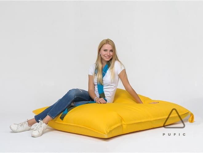 Кресло-подушка L ткань Oxford желтый - Pufic.com.ua - фото 15